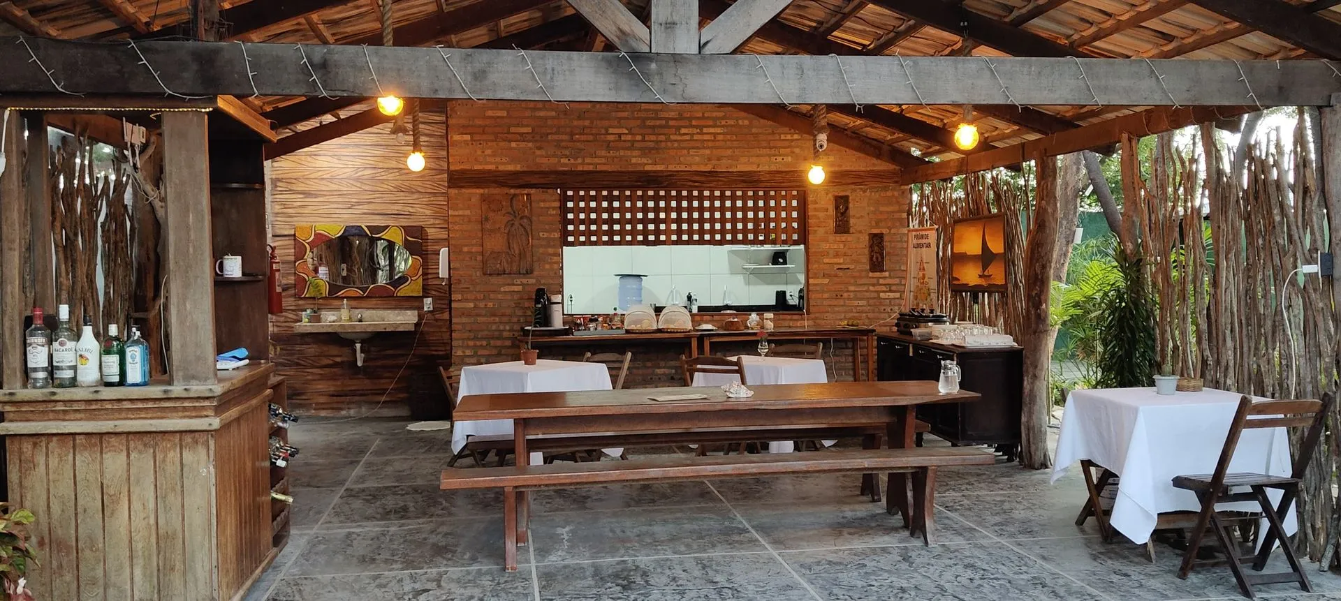 Restaurante do Chalé da Cris em Fortim